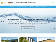 Tablet Screenshot of bielerseekraftwerke.ch